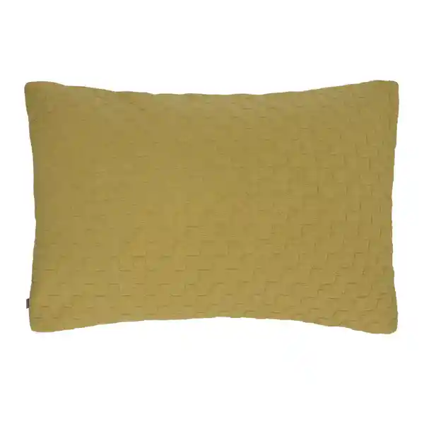 Funda Almohada Stonewash Ocre Diseño 0002 Casaideas