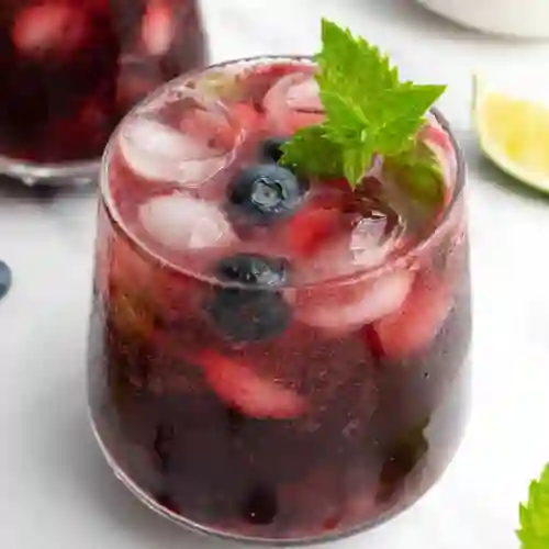 Soda Refescante de Frutos Rojos