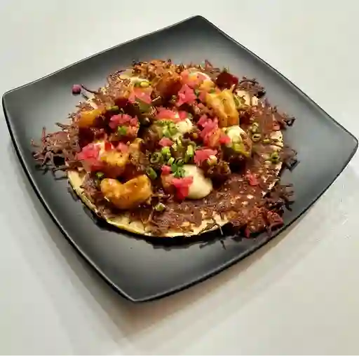 Taco chicharrón de la ramos