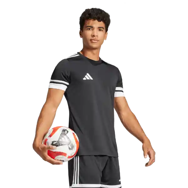 Adidas Camiseta Squa25 Jersey M de Equipo Fútbol Hombre Negro M