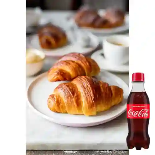 Croissant de Bocadillo-queso +Cocacola Org 250ml