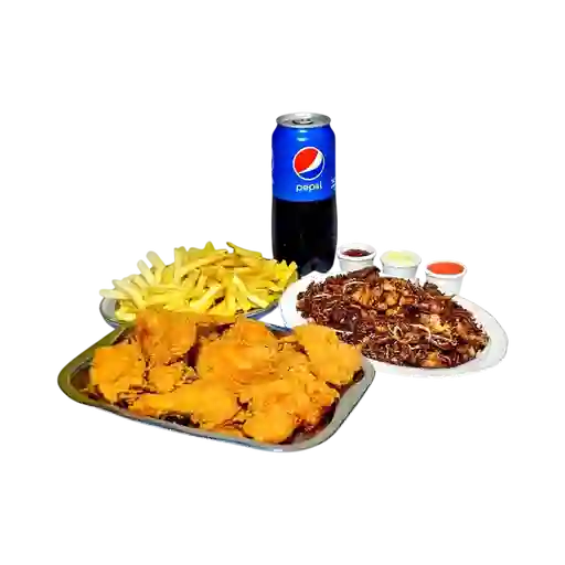 Combo Pollo Broaster y Arroz Chino