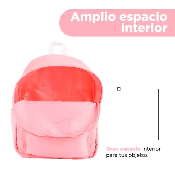 Mochila de Moda Youth With You Rosa Miniso