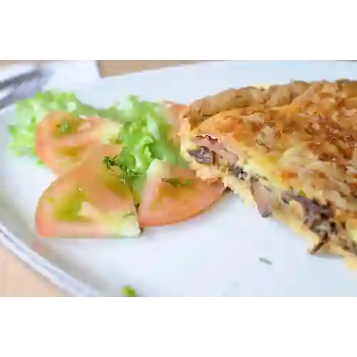 Quiche de Jamon y Champiñon