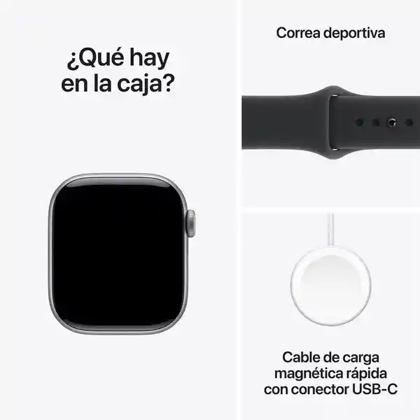 Apple Watch Series 11 GPS Space Grey Aluminium 46 mm M/L
