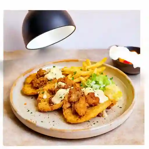 De Chicharron Con Arepa