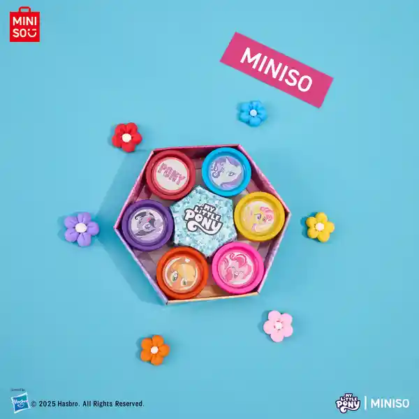 Plastilina de Colores Serie my Little Pony Miniso