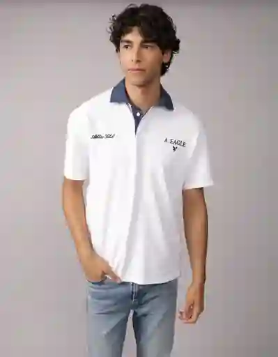 Polo Hombre Blanco Talla X-Large 4608100 American Eagle