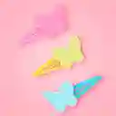 Set de Accesorios Para Cabello Serie Colorful Butterfly Miniso