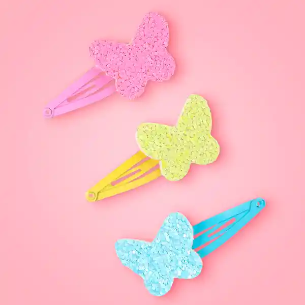 Set de Accesorios Para Cabello Serie Colorful Butterfly Miniso