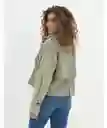 Chaqueta Mujer Verde Talla LARGE American Eagle