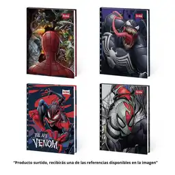 Scribe Cuaderno Spiderman Maximum Venom Rayado Cosido 100 Hojas