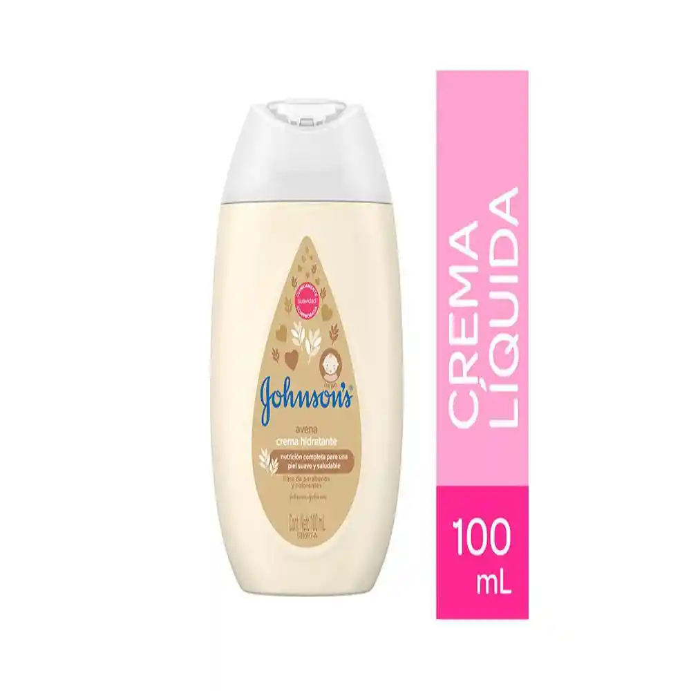 Crema Liquida Johnson’S® Baby Avena Natural 100 Ml