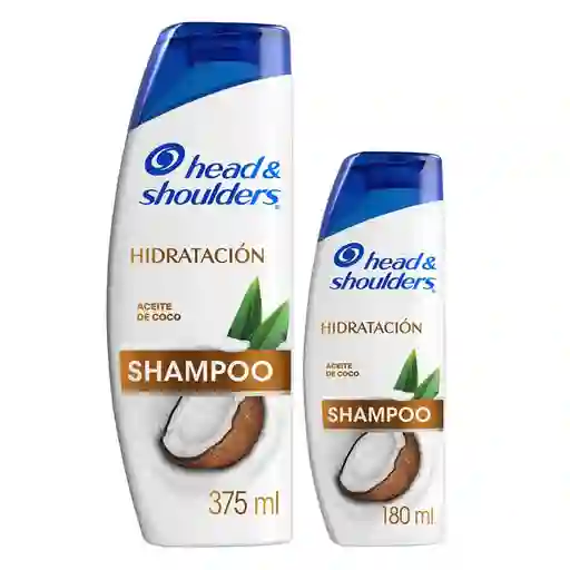 Pack Shampoo Head Shoulders Aceite Coco 375 mL + 180 mL