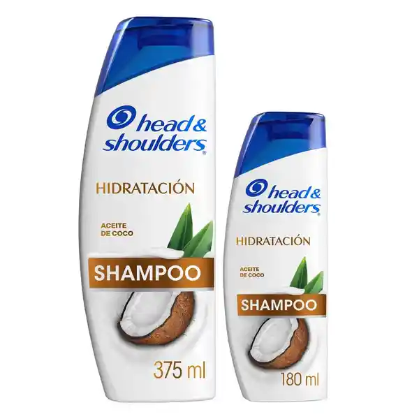 Pack Shampoo Head Shoulders Aceite Coco 375 mL + 180 mL
