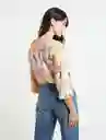  Camisa Eden Bailarina Rosa Medio Mujer Talla M Naf-Naf 