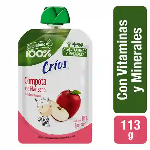 Crios Compota de Manzana sin Azúcar