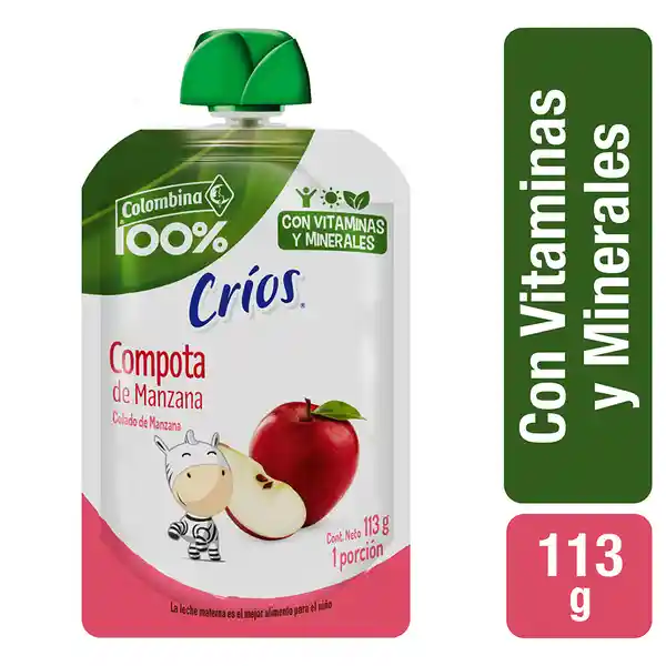 Crios Compota de Manzana sin Azúcar