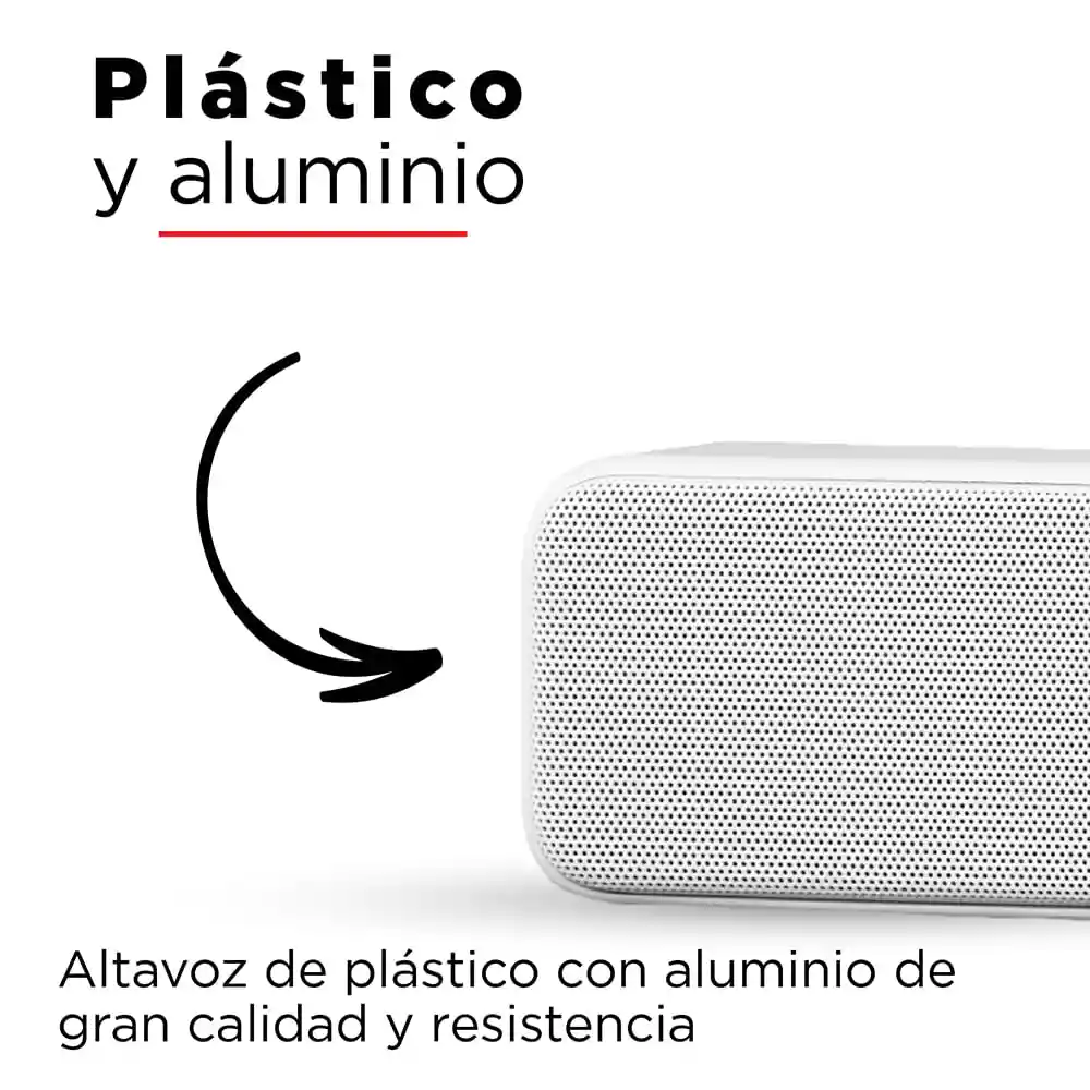 Miniso Bocina Inalámbrica Mediana Blanca