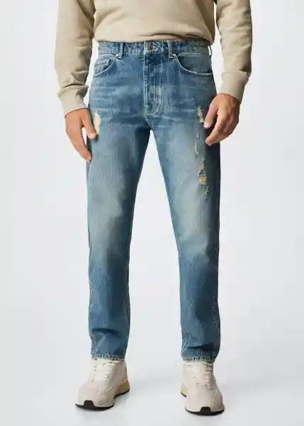 Jeans Joel Tejano Medio Talla 36 Hombre Mango