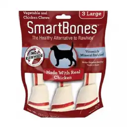 SmartBones Snack Para Perro Chicken Large 340 G