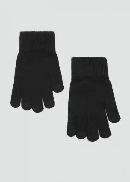 Guantes Touch Negro Talla L Hombre Mango