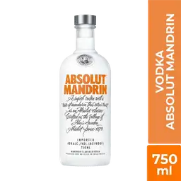 Absolut Vodka Mandrin Botella