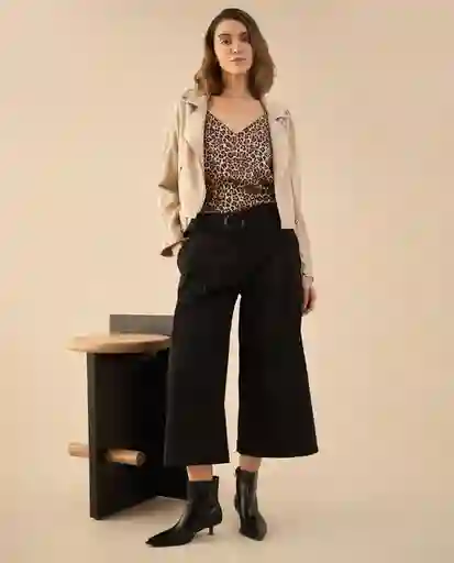 Pantalón Jaguar Negro Ultraoscuro Talla 8 632G001 Esprit