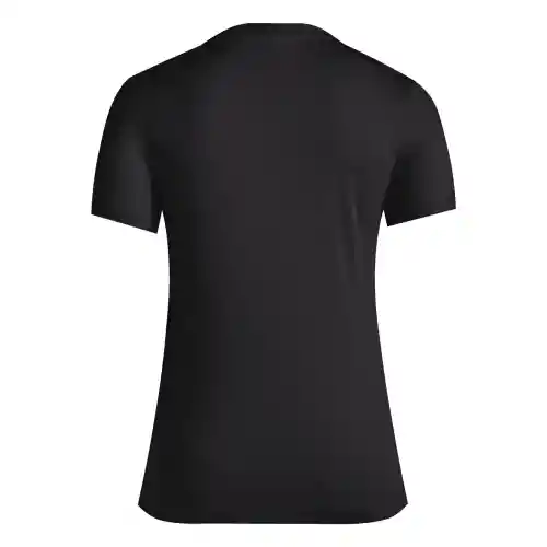Adidas Camiseta Manga Corta W Lin Lifestyle de Mujer Negro T M
