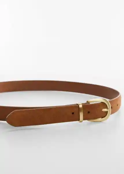 Cinturón Mayo Marrón Talla L Mujer Mango