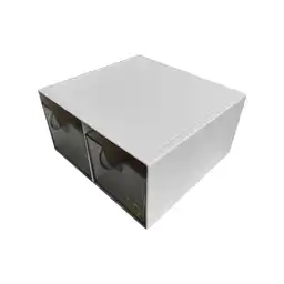 Organizador Grande de 2 Cajones Silvery Gray Gris Claro Miniso