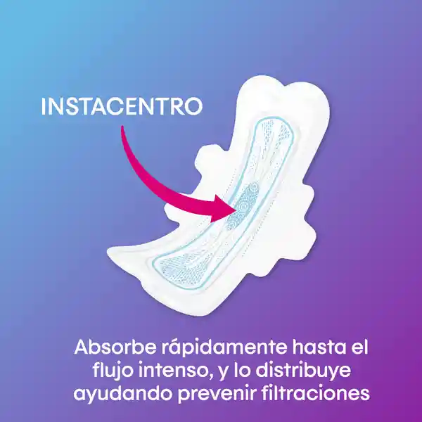 Toalla Higiénicas Femeninas Kotex Nocturna Discreta 8 Und