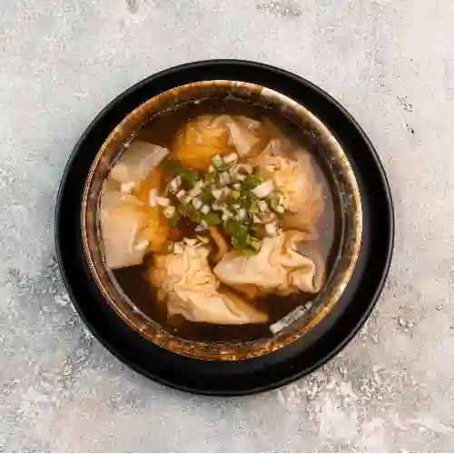 Sopa con wonton