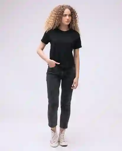  Camiseta Mujer Negro Talla M 600D000 AMERICANINO 