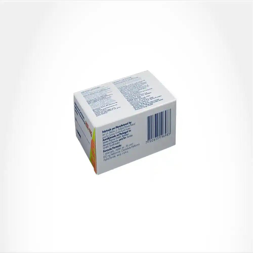 Sandoz Metformina Clorhidrato (850 mg)