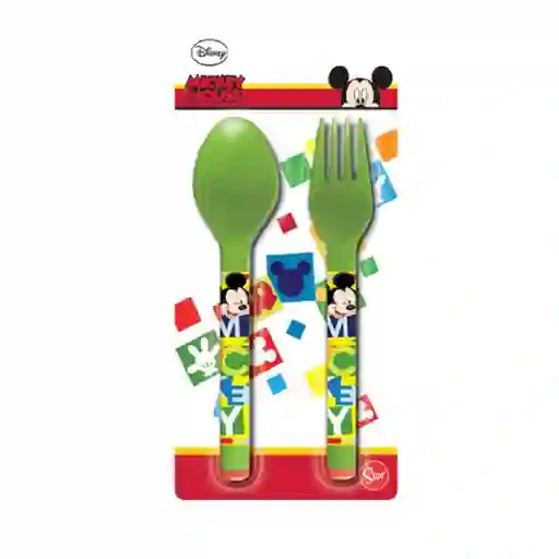 Stor Set de Cubiertos de Lujo Mickey