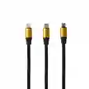 Cable de Carga 3 en 1 Serie dc Batman Miniso