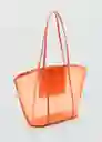 Bolso M Dalsi Naranja Talla 99 Mujer Mango