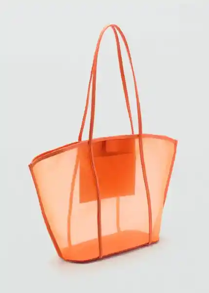 Bolso M Dalsi Naranja Talla 99 Mujer Mango