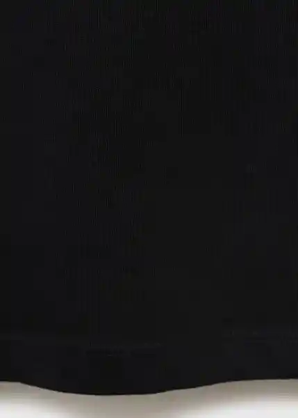 Camiseta Mangolog-H Negro Talla M Mujer Mango