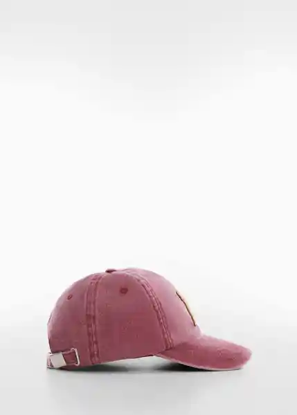 Gorra Varsity Burdeos Talla 99 Mujer Mango