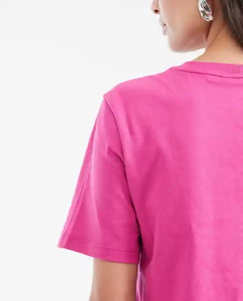 Camiseta Graphic Tee Embellishment Rosado Talla M Chevignon