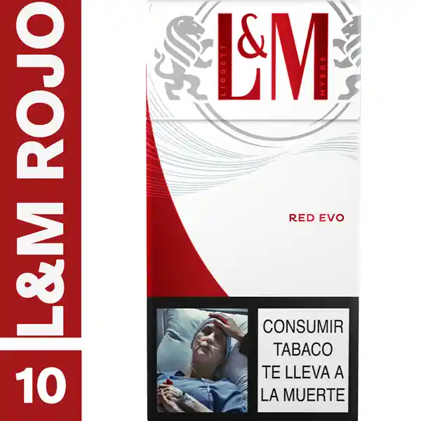 L&M Red ​x 10 Cigarrillos