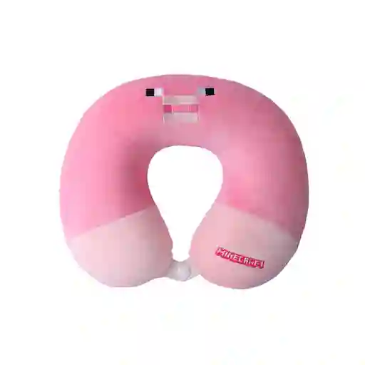 Almohada de Viaje Para el Cuello de Espuma Minecraft Rosa Miniso