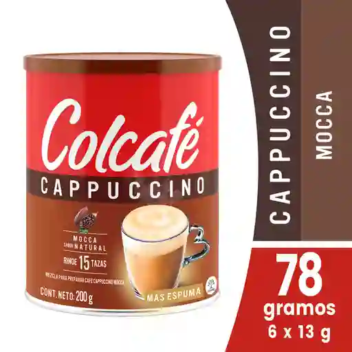 Colcafé Mezcla en Polvo para Café Cappuccino Sabor Mocca Natural