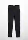 Pantalón Jean Isa Tejano Negro Talla 42 Mujer Mango