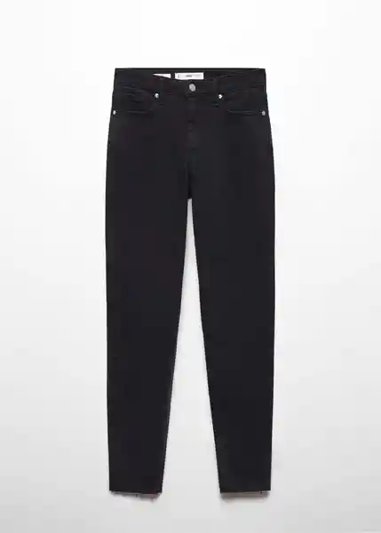 Pantalón Jean Isa Tejano Negro Talla 42 Mujer Mango