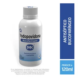 Mk Yodopovidona Bucofaríngeo Solución Antiséptica