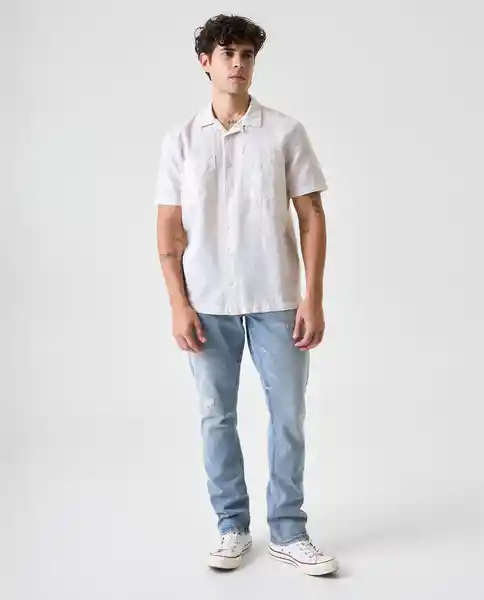 Camisa Hombre Crudo Talla L 812G000_CRU120105