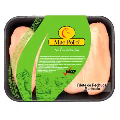 Mac Pollo Filete de Pechuga Sin Piel Refrigerado